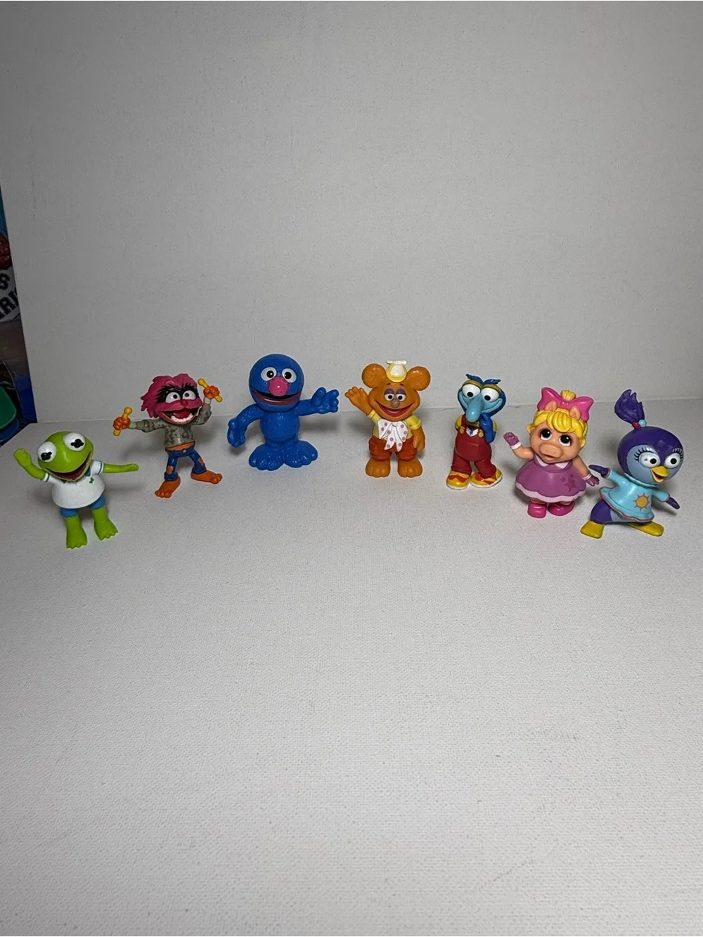Disney Muppet Babies Playroom 6 Figure PVC Playset Muppets Figurine Set EUC